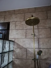 Shower-Faucet-Set Handshower Wall-Mount Brass Bathroom Rozin Antique Tap Dual-Handle