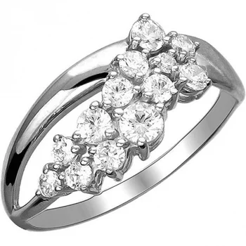 

Esthete ring with 13 cubic zirconia