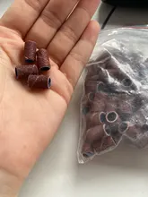 COSCELIA 100 unids/set bandas de lijado cortadores para la máquina de fresado de uñas de manicura brocas para fresadora de broca para uñas de arte herramienta