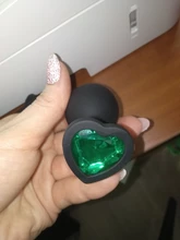 Juguetes sexuales de silicona con forma de corazón para hombres y mujeres, masajeador de próstata, tapón Anal, joya extraíble, decoración para pareja Gay