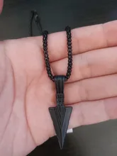 2021 nueva moda rectángulo negro colgante, collar de los hombres de moda Simple cadena de acero inoxidable collar de hombre joyería, regalo