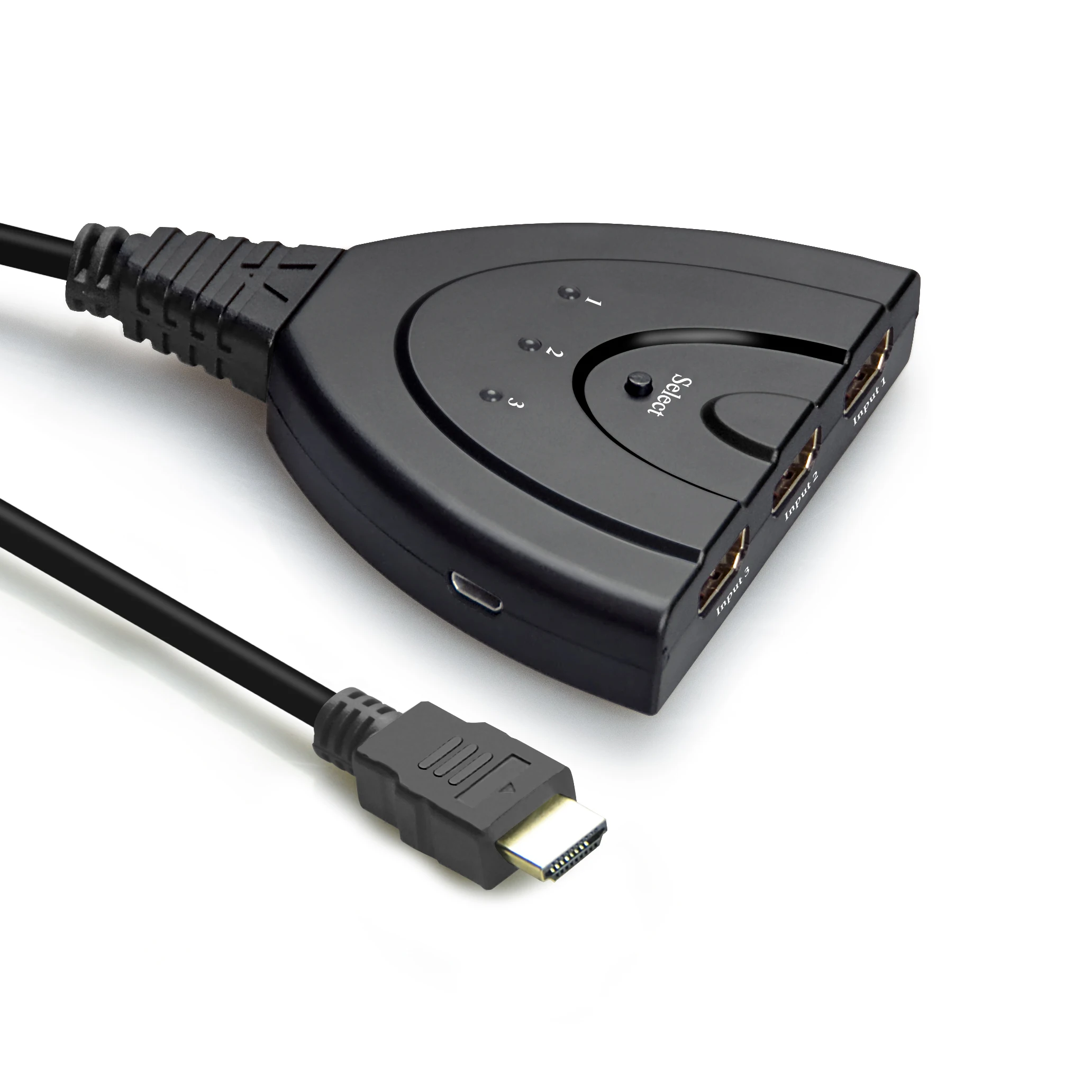 GCR HDMI kvm переключатель switch 3x1 port hdmi для Smart TV PS4 Xbox коммутатор Xiaomi Samsung LG кабель
