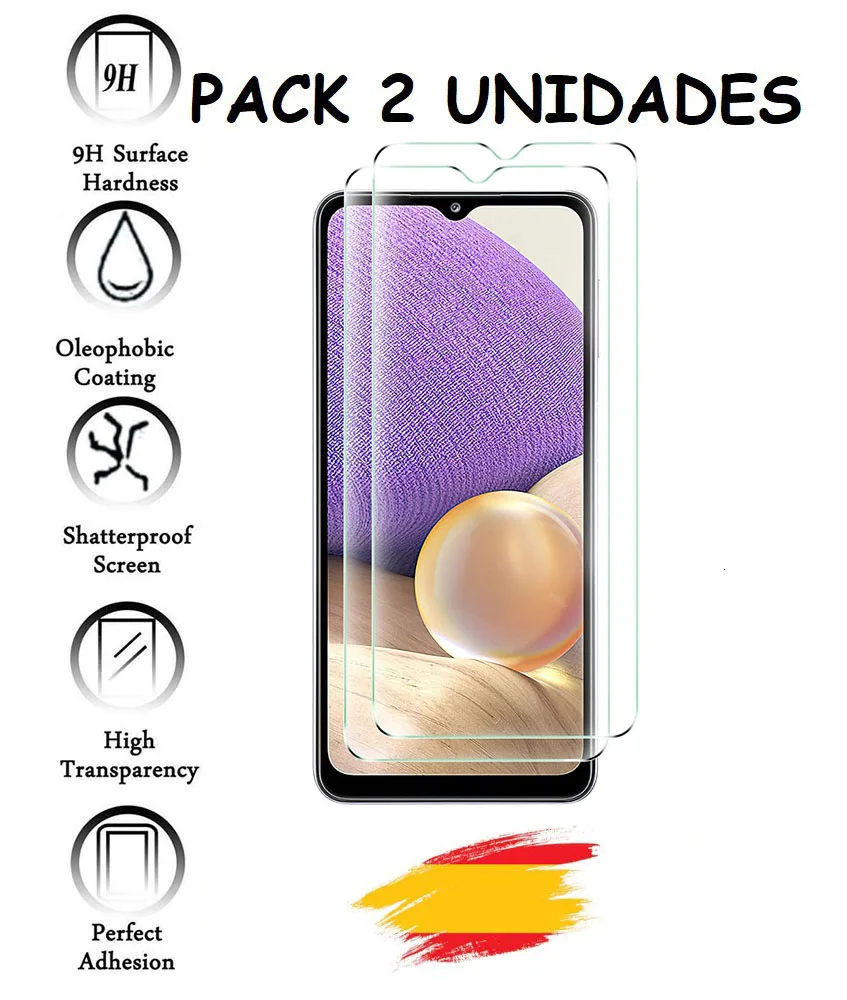 2X screen Protector for SAMSUNG GALAXY A32 5G tempered glass 9h shockproof 2 piece | Мобильные телефоны и аксессуары