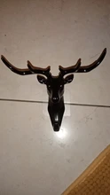 Wall-Hanging-Hook Horns Hanger-Rack Deer-Head Wall-Decoration Key-Deer Vintage Antlers