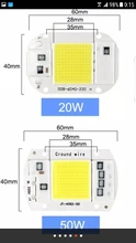 Led-Chip Spotlight No-Need-Driver 220V 10W 20W 50W 30W 240V for Lampada DIY