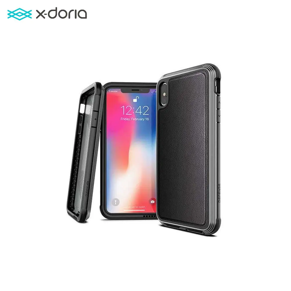 Клип-кейс противоударный кожа x-doria Defense Lux for IphoneXs M | Мобильные телефоны и