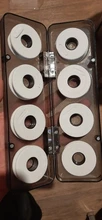 Caja de aparejos de pesca con placa de bobinado de espuma, 8/16 Uds.