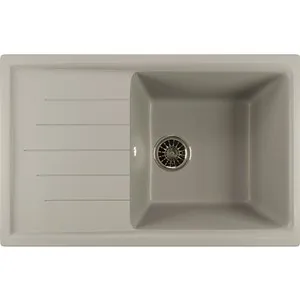 

Kitchen sink mixline ml-gm19 49,5x75 graphite 342 (4620031445692)