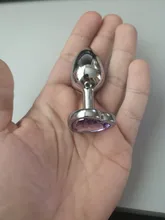 Consolador masajeador de próstata con tapón Anal extraíble, Juguetes sexuales de 3 tamaños con corazón de acero inoxidable, estimulador Anal de tapón Anal