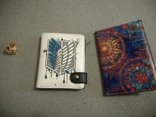 Anime Attaclk On Titan Wallet Wings of Liberty PU Short Coin Purse
