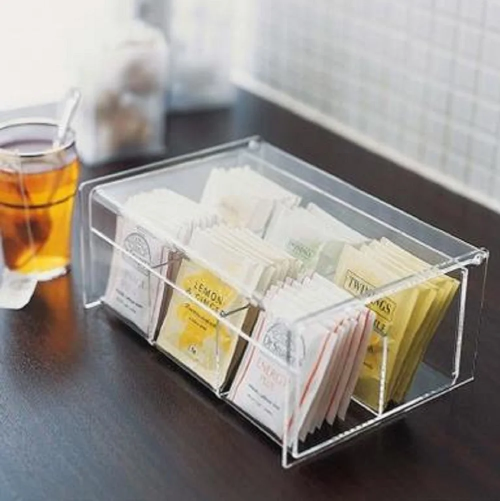 SUDE Kitchen Food Storage Container Jar Box Transparent Modern Vacuum  Airtight Lid Acrylic For Tea Spice Legume Pasta Cuisine