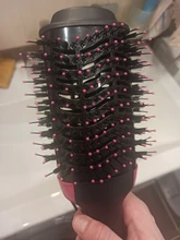 Secador de pelo 2 en 1 de un paso, voluminizador, cepillo de aire caliente, Alisador, rizador, cepillo para usar con secador de cabello