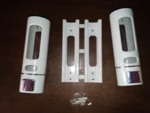 Shampoo-Dispenser Container Washroom-Accessories Liquid-Soap Shower Bath Wall-Mount Single/double-400ml