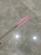 Cepillo cosmético para pestañas 50 uds, varitas de rímel de cristal, aplicador de pestañas con diamantes, brochas de maquillaje desechables