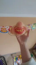 Máscara de media cara de látex para Halloween, máscara divertida para Halloween, accesorios para Halloween, pendientes, disfraz para niños