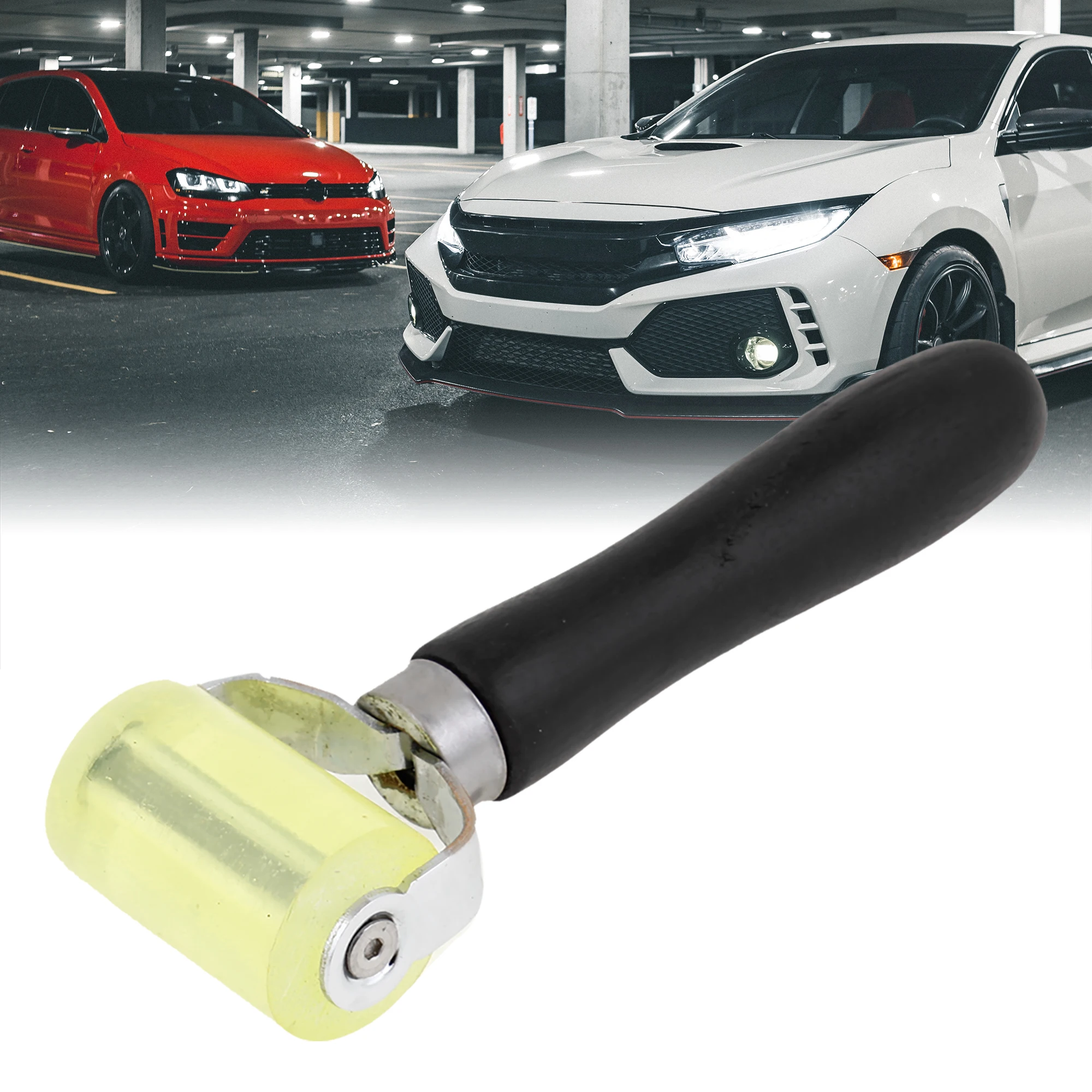 Car Soundproofing Pressure Roller Tool Sound Deadening Tool Rubber Roller car soundproofing roller
