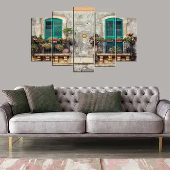 

Flowering Window 5 Piece Mdf Table