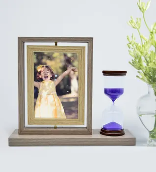 

Personalized Custom Sand Clocks Wood Photo Frame