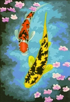 

Painting by Numbers Premium: Карпы in the pond
