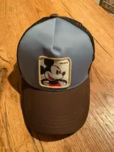 Sombrero de malla con estampado de Mickey para hombre y mujer, gorra de malla con estampado de Mickey, Snapback, de Disney Minnie, Hip Hop, unisex, 62 estilos, Gorra de béisbol de algodón