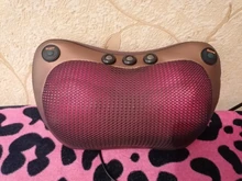 Almohada de masaje de cabeza relajante, VIBRADOR ELÉCTRICO para hombros, espalda, calefacción, terapia infrarroja, masajeador de cuello shiatsu, 8 unidades