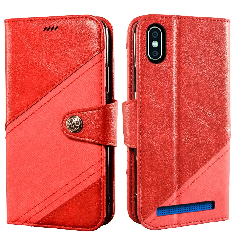 Чехол для телефона Leagoo M12, кожаный чехол-книжка на заднюю панель, магнитный противоударный флип-чехол на Leagoo M12, чехол