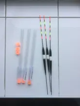 Flotador de pesca eléctrico LED, aparejos de pesca ligeros, flotador electrónico luminoso sin batería, 3 unids/set