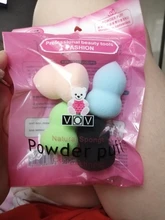 Esponja de maquillaje 4 unids/pack belleza maquillaje fundación de Puff conjunto seco y húmedo esponja Puff de polvo para cara líquido fundación crema