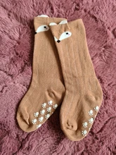 Calcetines antideslizantes de algodón para bebés, calcetín de 0 a 24M, hasta la rodilla, para niños y niñas, 1 par, 2020