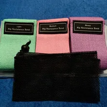 Conjunto de Bandas de resistencia para entrenamiento, banda deportiva de goma elástica para glúteos, equipo de Fitness para Yoga, entrenamiento de gimnasia, Bandas elásticas de tela