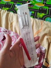 Juego de Herramientas de manicura, trazador de líneas de pintura, brochas de dibujo de flores, lápiz para dibujar pétalos, Gel UV para arte de uñas superior redondo de Metal, 3 uds.