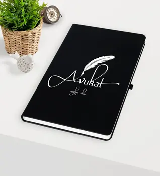 

Personalized Attorney Themed Black Notebook-6