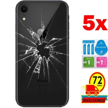

5x Protectors Screen Tempered Glass Back for for APPLE IPHONE XR (Generico, Not Full SEE INFO) KIT