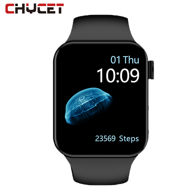 IWO Smartwatch Smart Watch Series 7 Double Button Heart Rate Monitor Dial Call Smart Watches Men Women For IOS Android