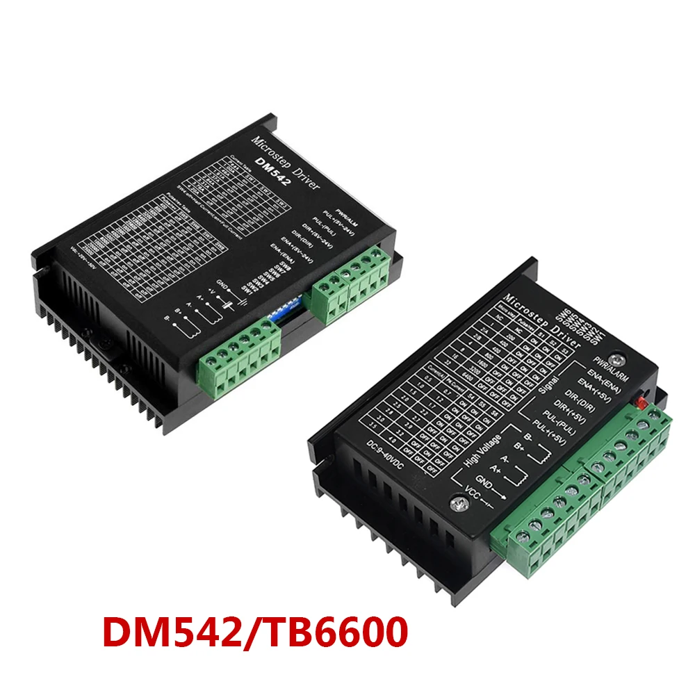 Цифровой Драйвер шагового двигателя DM542/TB6600 4 2 А для 42 57 86 шаговых двигателей