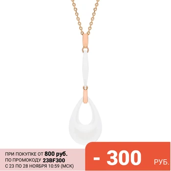 

Silver Pendant with ceramics and cubic zirconia sunlight sample 925