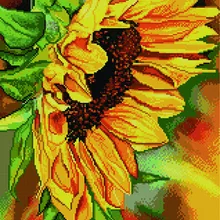 Алмазная мозаика GF 3601 Подсолнух 40*50