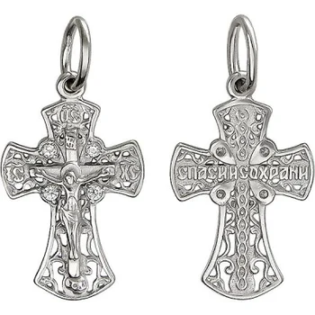 

Esthete cross with 4 cubic zirconia