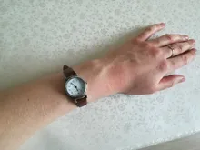 Relojes clásicos de cuarzo para mujer, pulsera analógica redonda con correa de cuero, informal