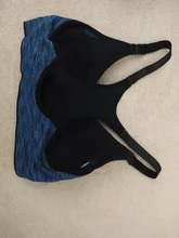 VEQKING Sujetador deportivo acolchado de secado rápido, Sujetador deportivo ajustable sin aros para mujer, Sujetador Push Up de Yoga sin costuras para correr