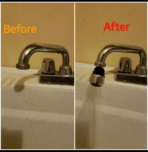 Difusor de Aireador de grifo de ahorro de agua, boquilla filtro para grifo giratorio 360, adaptador antisalpicaduras, herramientas de cocina y baño, accesorios