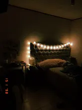 Led-String Chain Ball-Light Garland Party-Decoration Patio Wedding Christmas Halloween