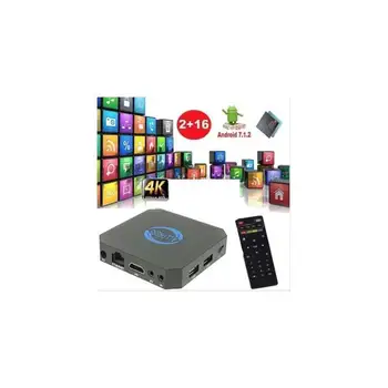 

Smart TV box Android 7.1 2GB RAM 16GB ROM WiFi 4K HD IPTV remote control X96 mini