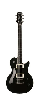 

041640 summit classic HB black HG electric guitar, with case. Godin