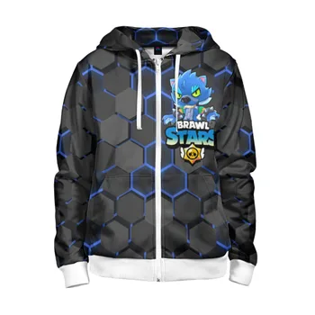 

Children's sweatshirt 3D with zipper Leon Wolf