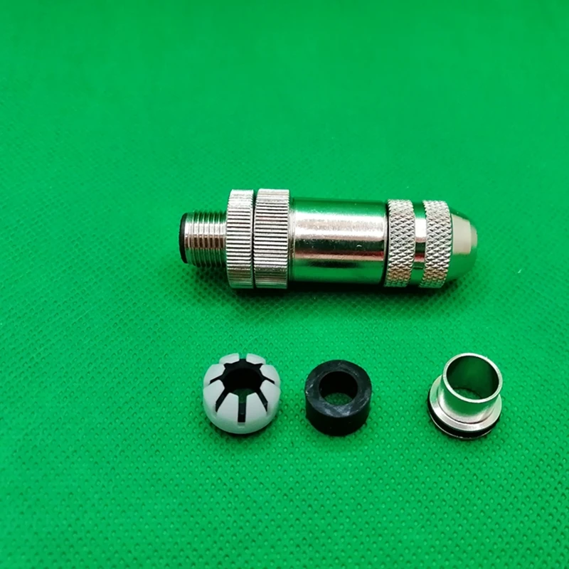 Фото M12 , 4Pin, мужской/женский, прямой/угловой, D кодирование, щит, D-кодирование, D-кодовый, D код; Ethernet, EtherCat, Profinet №3