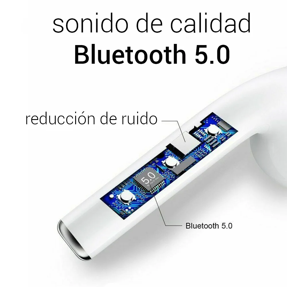 Wireless headset TWS i7s bluetooth 5 0 with wireless charging box and dual connection Android iPhone control playback