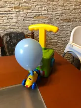 Juguete de coche de globo eléctrico para niños, lanzador de globos de energía inercial, educación, experimento de ciencia, rompecabezas, Juguetes Divertidos para niños, regalo de Navidad