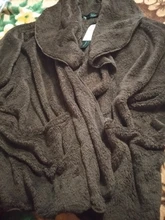 Jackets Cardigan Outwear Poncho Female-Button ZANZEA Fluffy Women's Coats-Sleeve Plus-Size