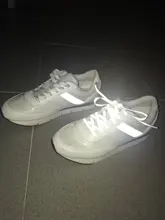 Cordones laterales reflectantes dobles de advertencia de alta visibilidad, protectores multicolor, 1 par